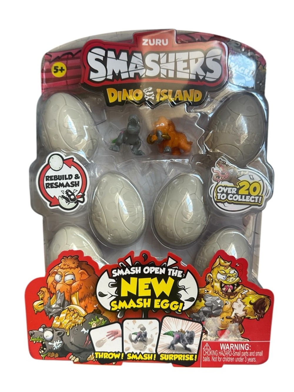 NEW Zuru Smashers Dino Island Pack Smash Eggs, Brand New Factory Sealed In Box - Picture 3 of 4